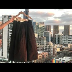 White House Black Market Taffeta Midi Skirt